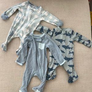 Cloud Island lot of newborn pjs. Gently worn like new!